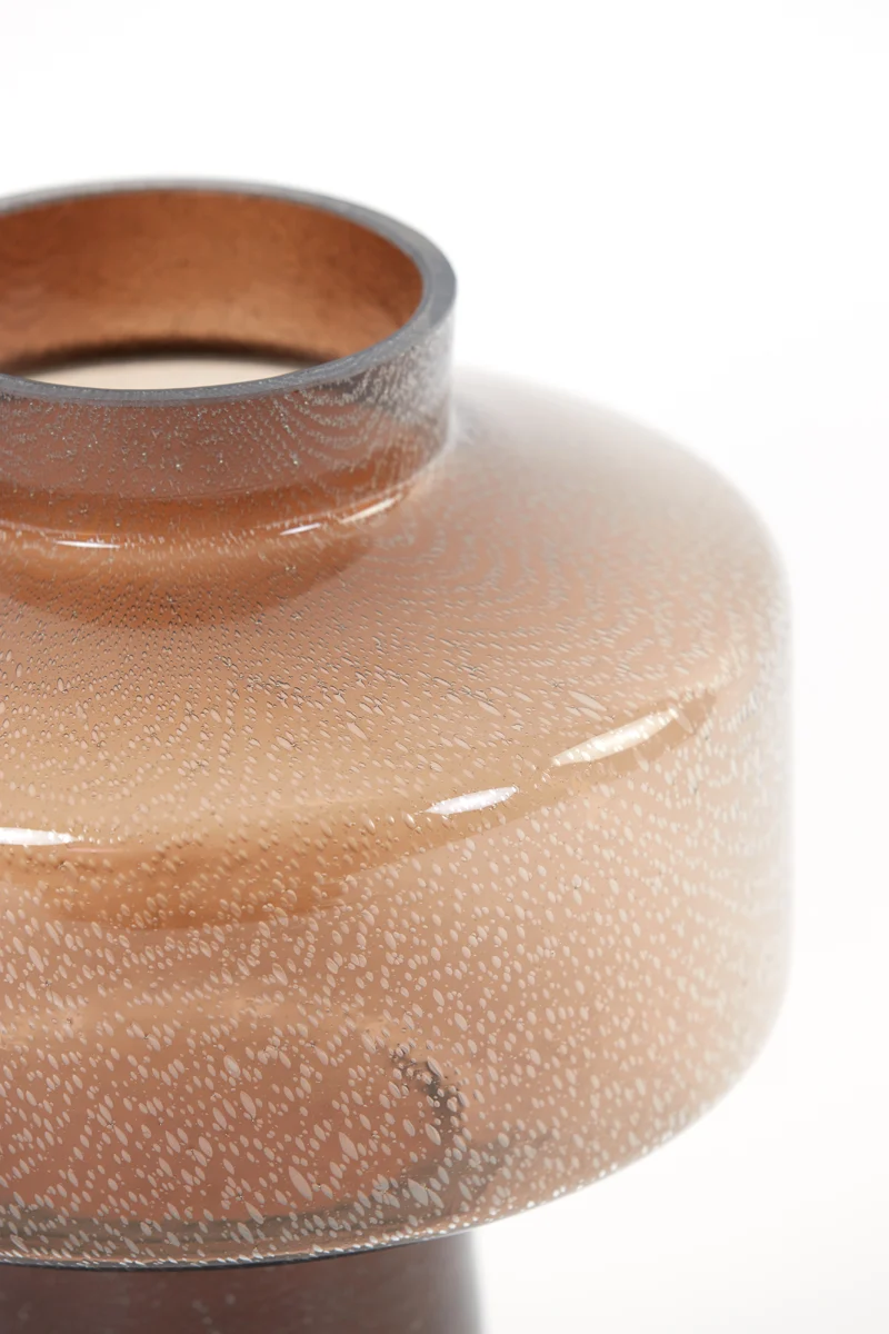 Vase 23,5x29,5 cm TRASMON glass brown