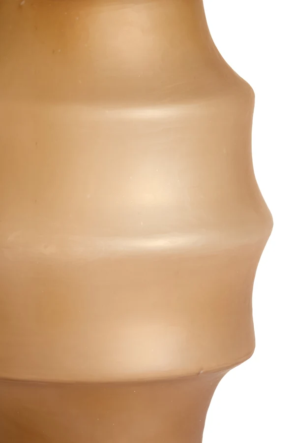 Vase 31x42 cm NAYORO glass matt amber