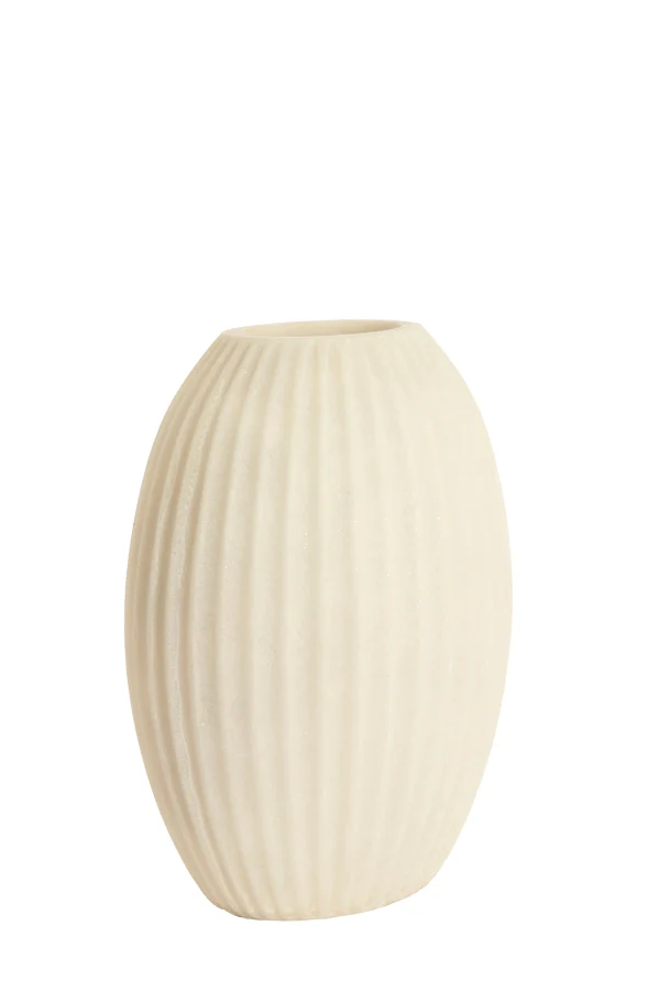 Vase 30x19,5x36 cm MIRALLI cream