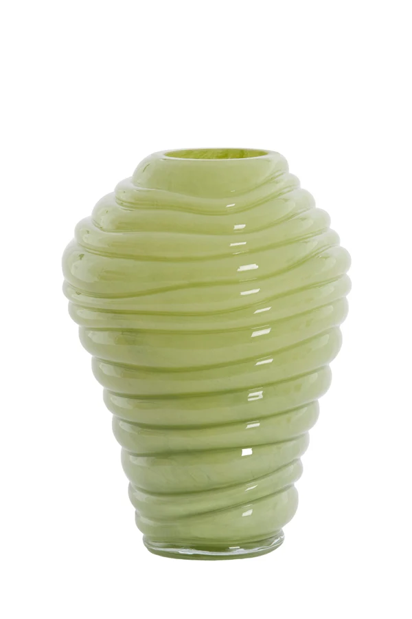 Vase 18x25 cm FENLOR glass light green