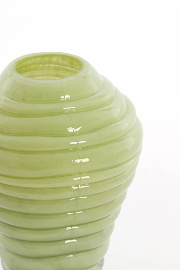 Vase 18x25 cm FENLOR glass light green