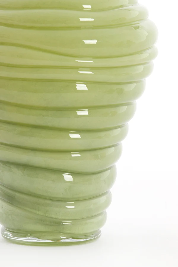 Vase 18x25 cm FENLOR glass light green
