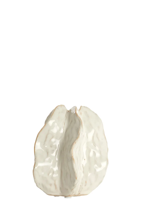 Vase deco 11,5x10x13,5 cm IDRIJA ceramics cream