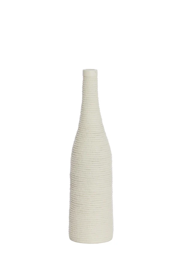 Vase deco 10x40 cm YOUNA cream