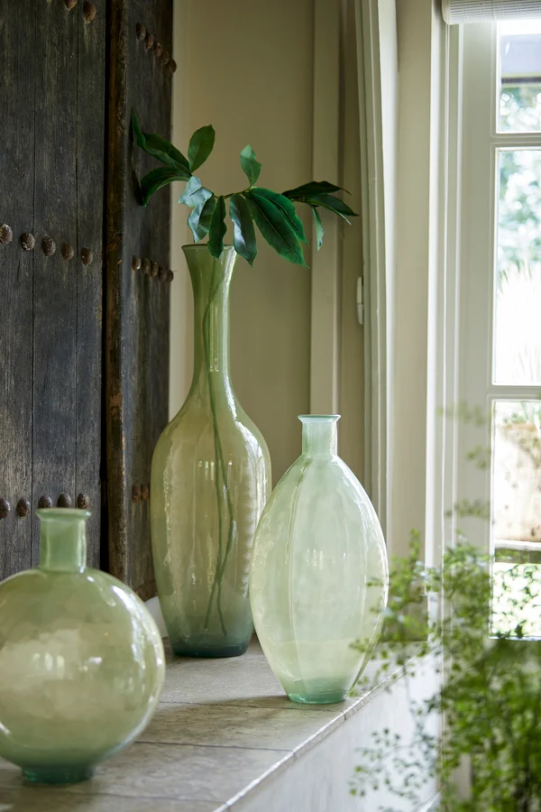 Vase 30x100 cm IMANO glass green