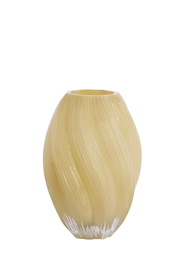 Vase 18,5x27 cm ZENIA glass light green