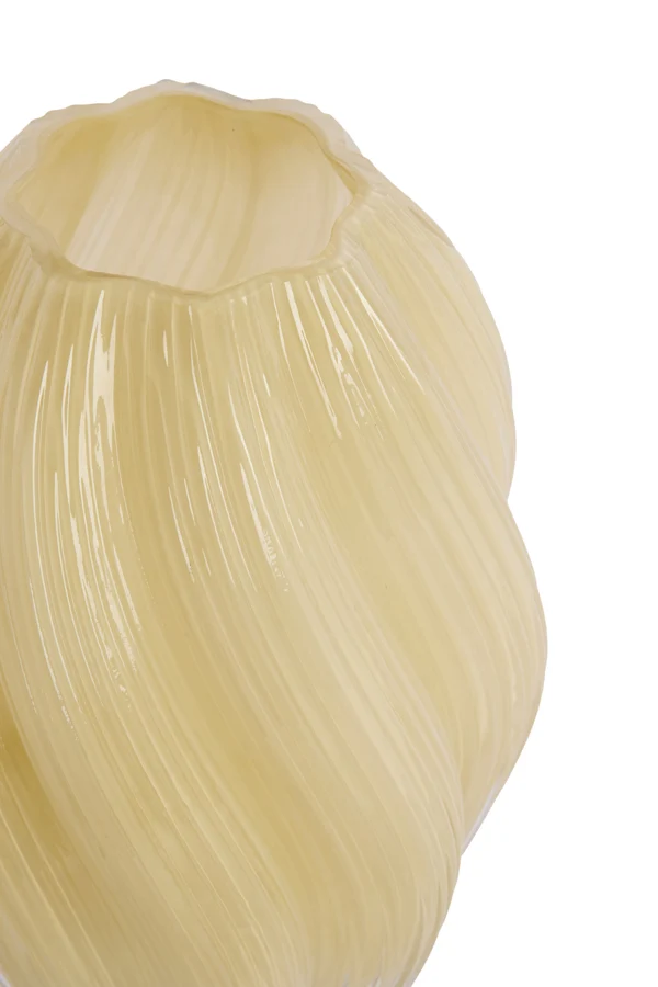 Vase 18,5x27 cm ZENIA glass light green