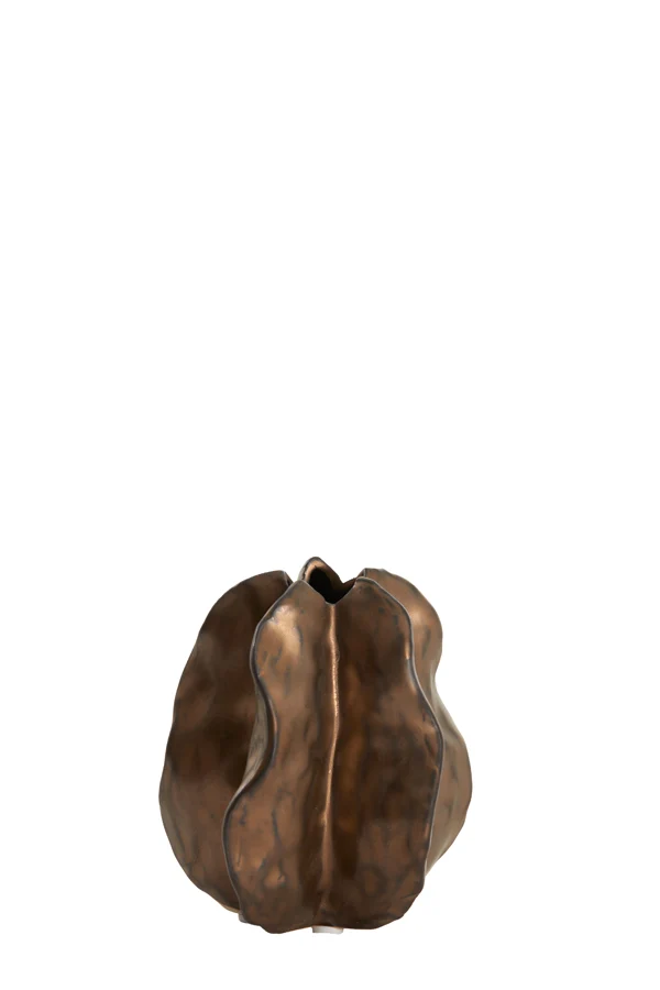 Vase deco 10,5x9,5x11,5 cm IDRIJA ceramics matt copper