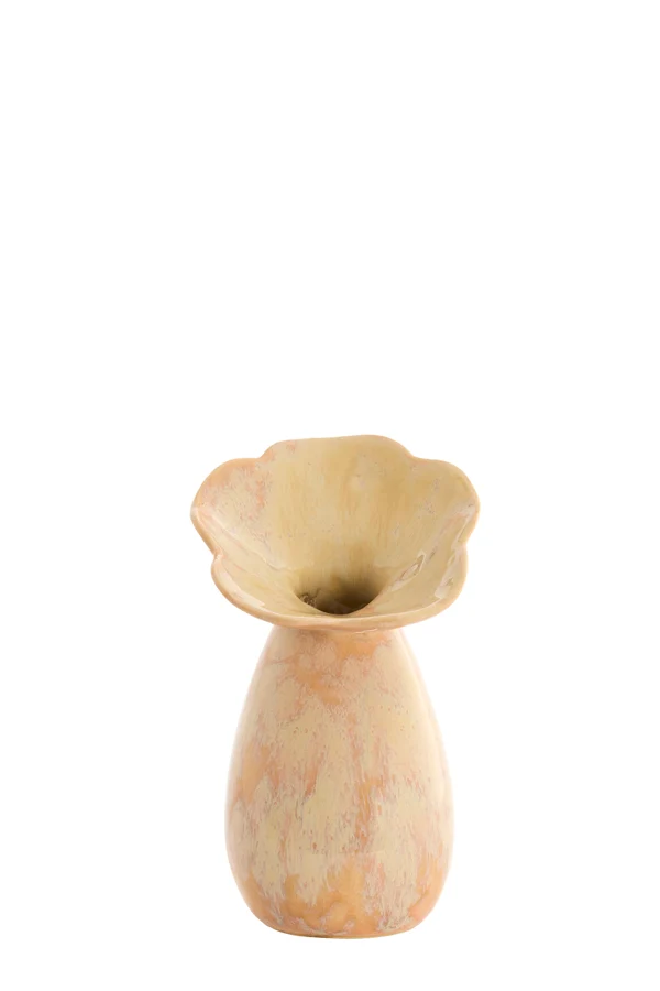 Vase deco 10,5x19,5 cm CULLA ceramics light peach
