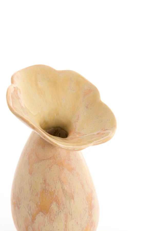 Vase deco 10,5x19,5 cm CULLA ceramics light peach