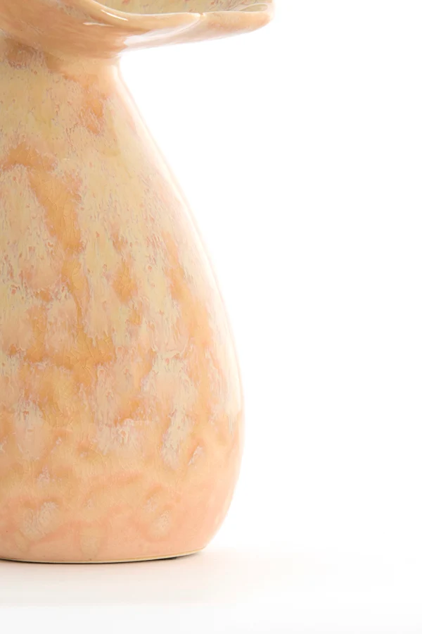Vase deco 10,5x19,5 cm CULLA ceramics light peach