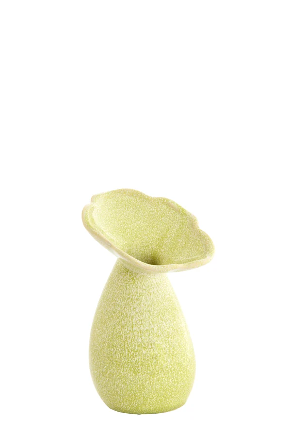 Vase deco 10,5x19,5 cm CULLA ceramics light green