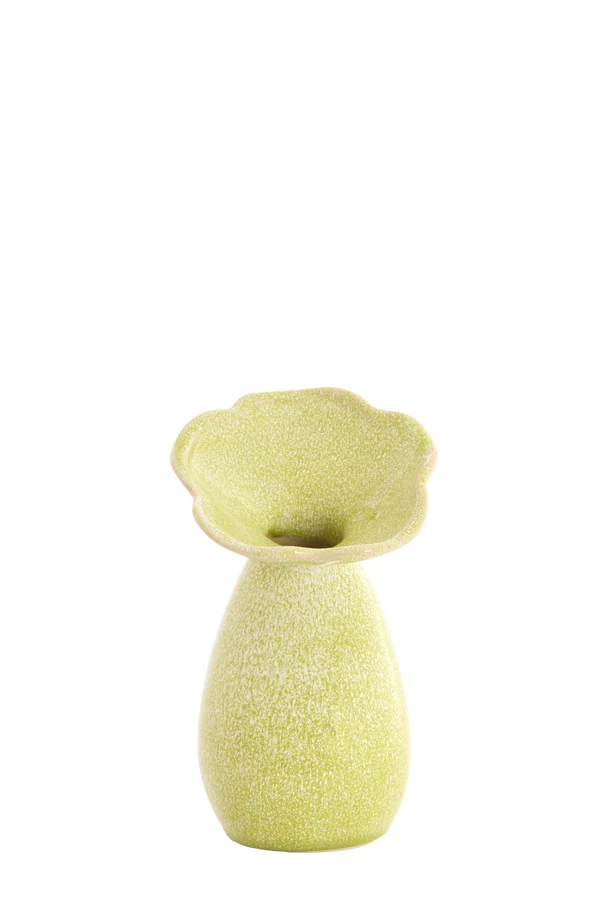 Vase deco 10,5x19,5 cm CULLA ceramics light green