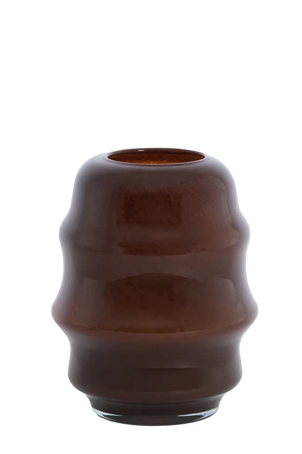 Vase 22,5x29 cm JAMANOTA glass dark brown