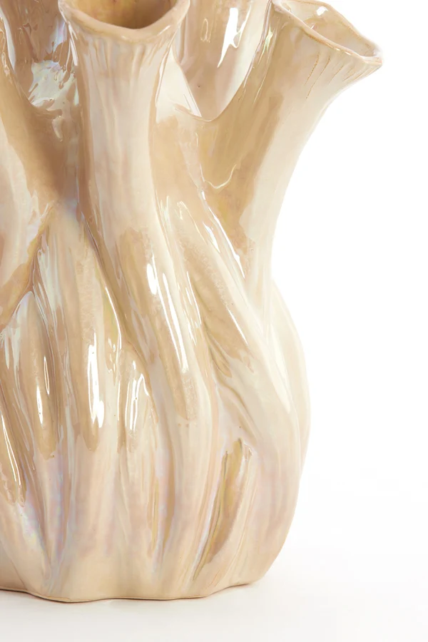 Vase 20x24,5 cm LYSET ceramics sand