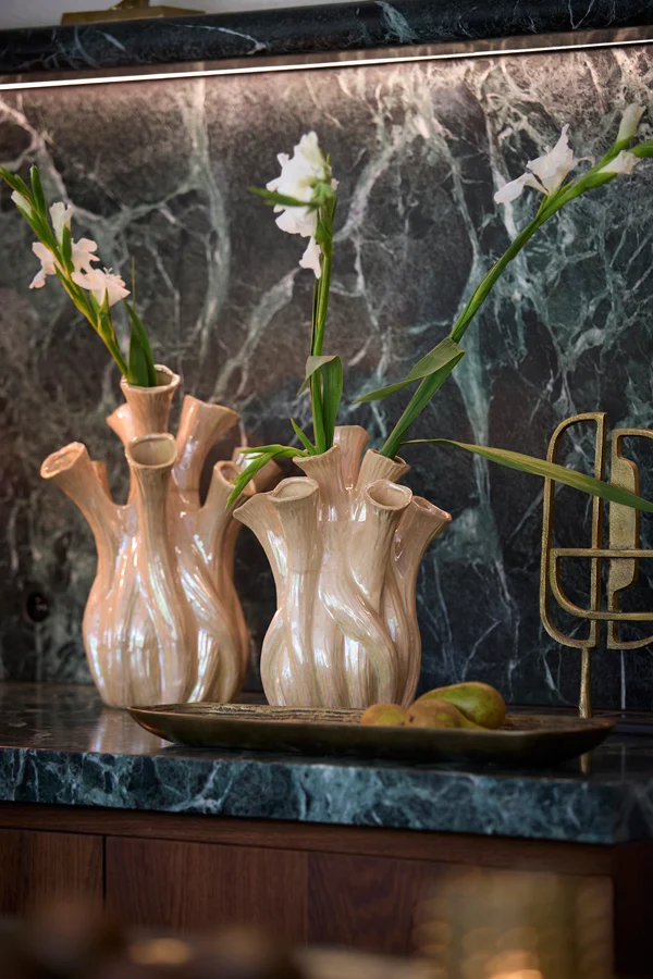 Vase 20x24,5 cm LYSET ceramics sand