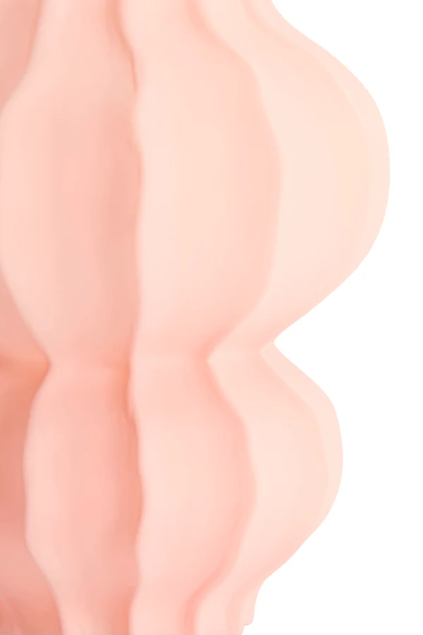Vase 20x23 cm MARANZA glass matt pink