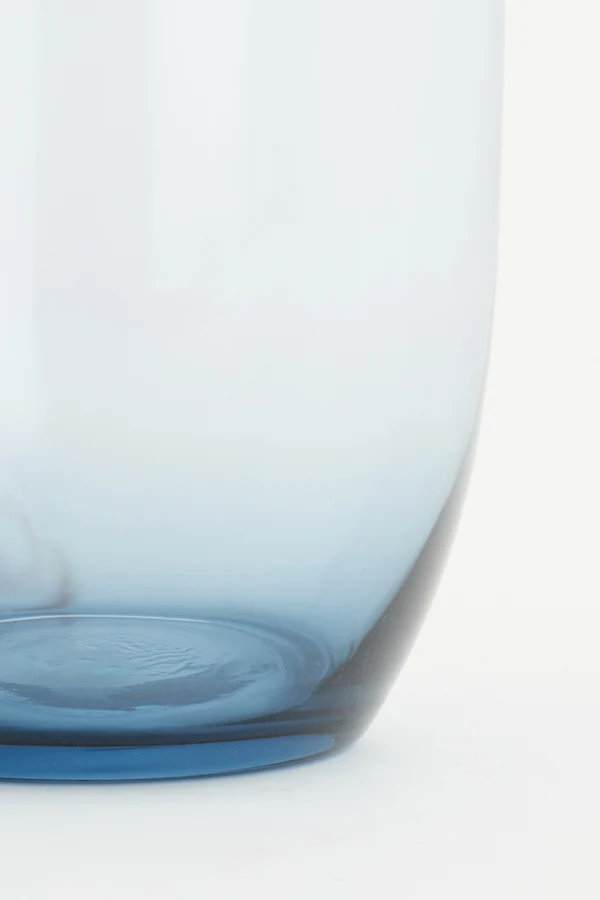 Vase 24x56 cm FURANO glass blue