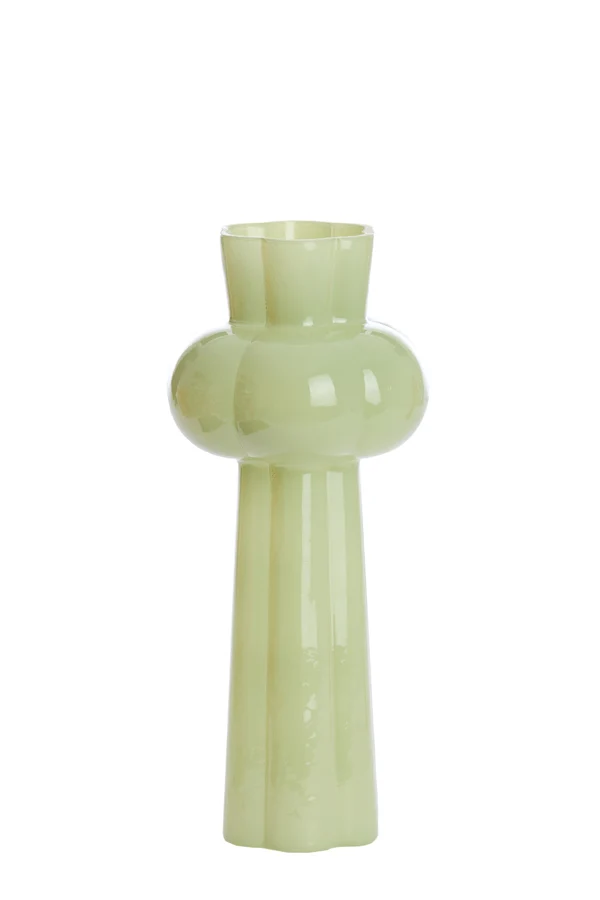 Vase 16x35,5 cm KORTESU glass mint green
