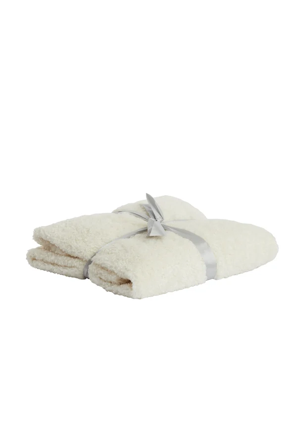 Throw 152x127 cm BODI white