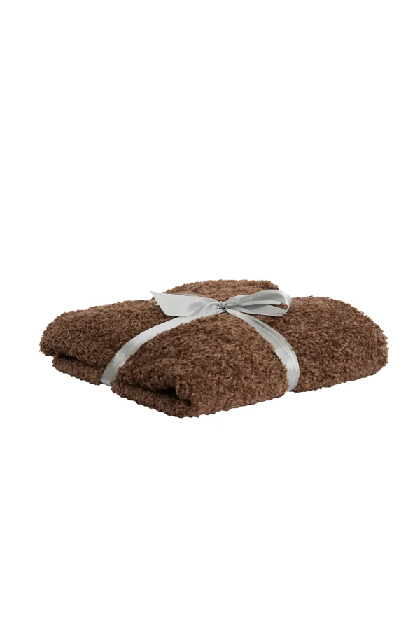 Throw 152x127 cm BODI brown