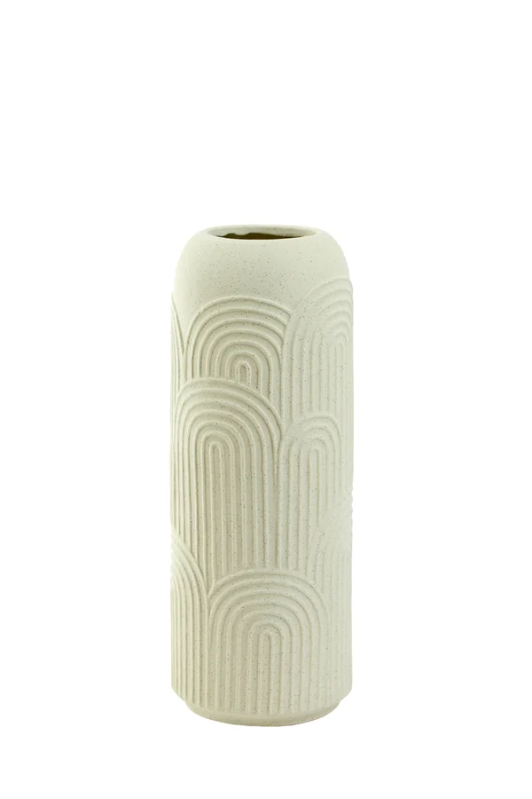 Vase 15,5x41 cm DIEGO ceramics cream