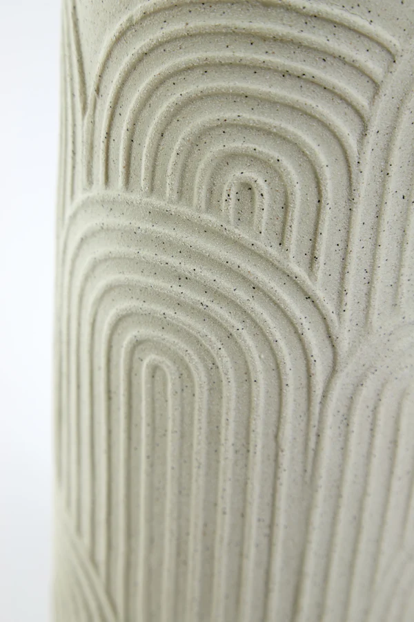 Vase 15,5x41 cm DIEGO ceramics cream