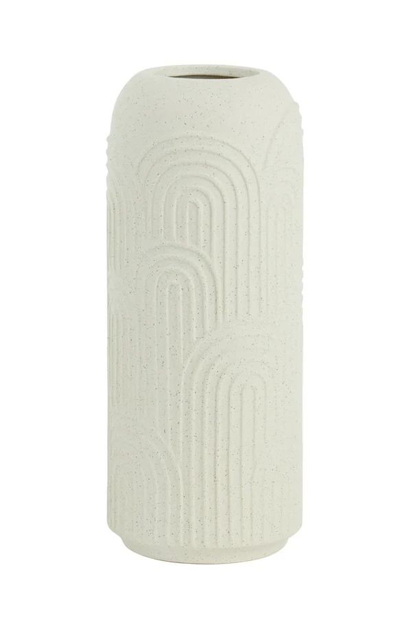 Vase 14x33,5 cm DIEGO ceramics cream