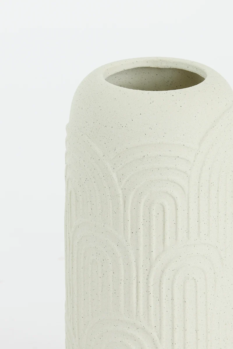 Vase 14x33,5 cm DIEGO ceramics cream