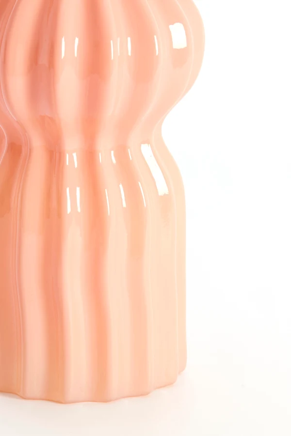 Vase 14x28 cm TERENTO glass pink