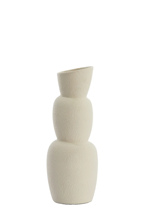 Vase 14,5x37,5 cm ARAM ceramics cream