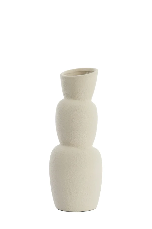 Vase 14,5x37,5 cm ARAM ceramics cream