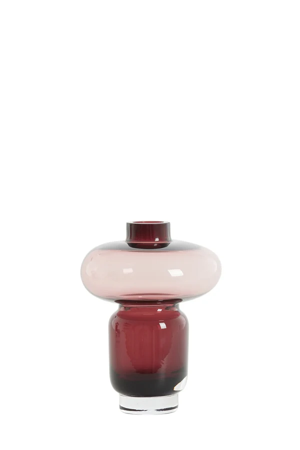 Vase 14,5x19 cm RYNX glass purple
