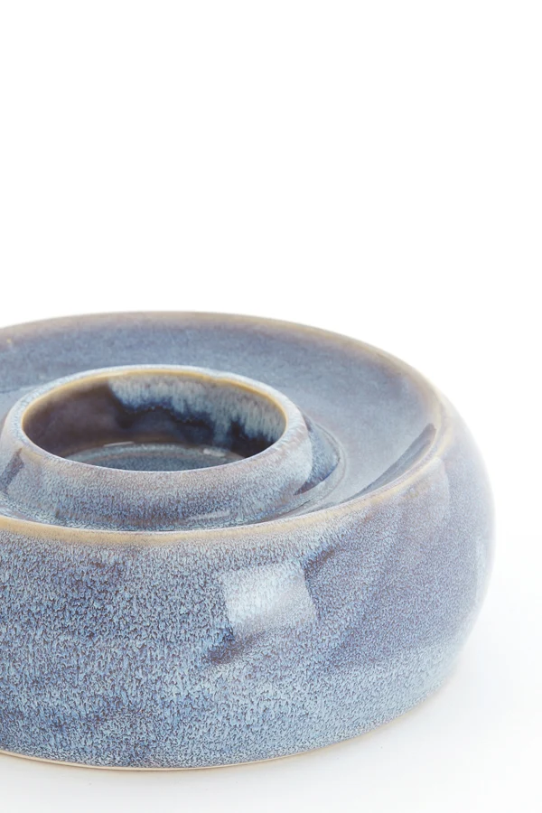 Tealight holder 20,5x7,5 cm OTHONI ceramics blue-purple