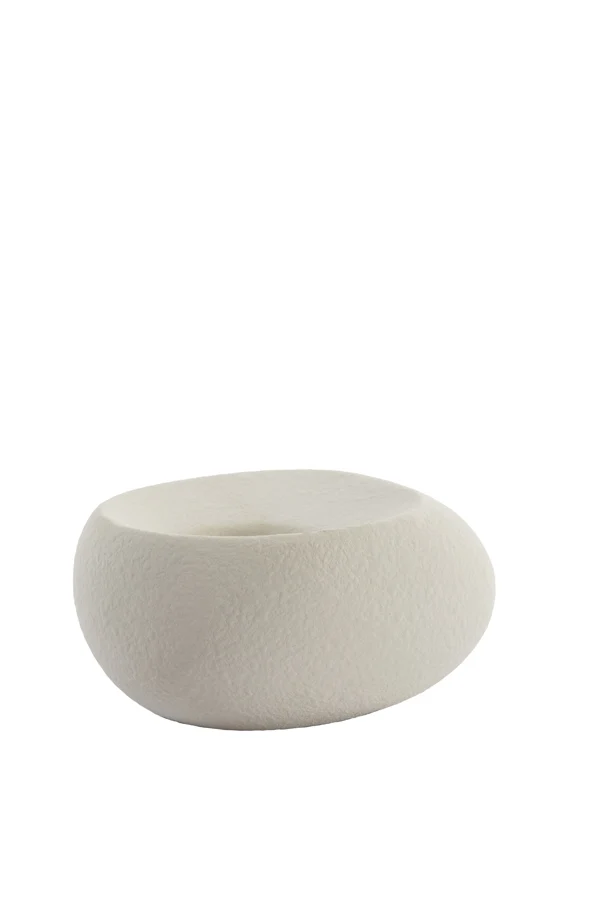 Tealight 16x16x9 cm ALKA ceramics cream