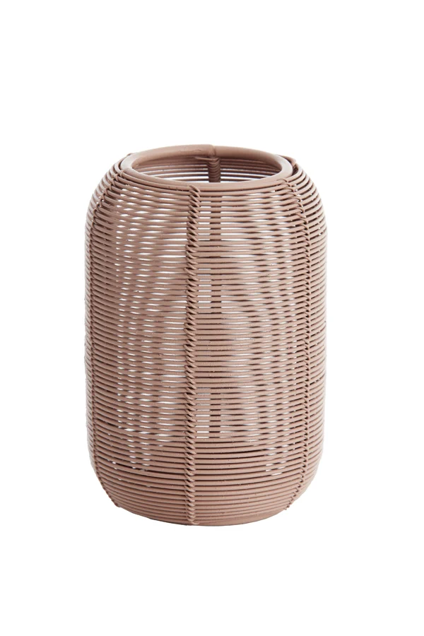 Tealight 9x13 cm BIANU matt light terra