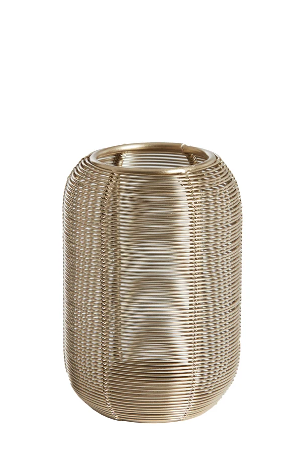 Tealight 9x13 cm BIANU light gold