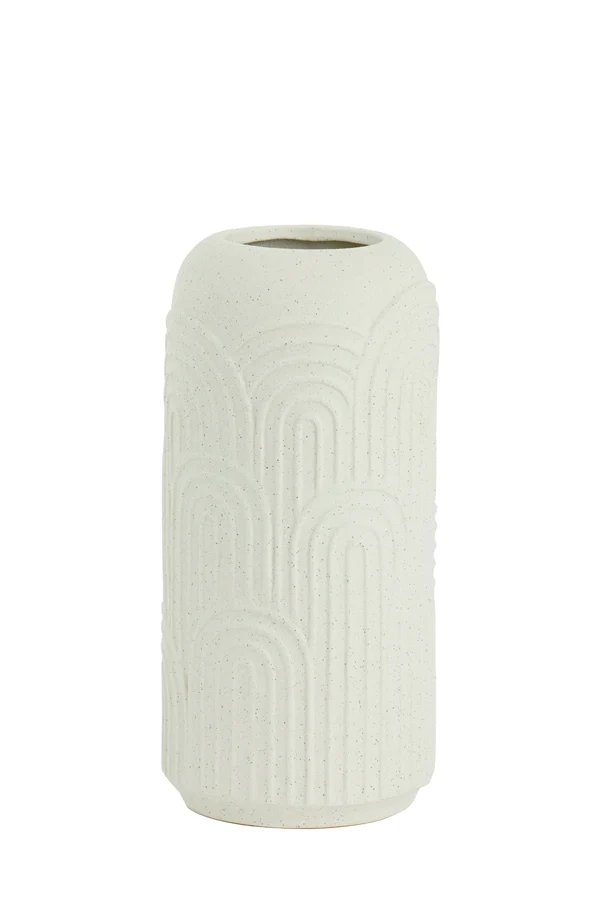 Vase 13x27,5 cm DIEGO ceramics cream