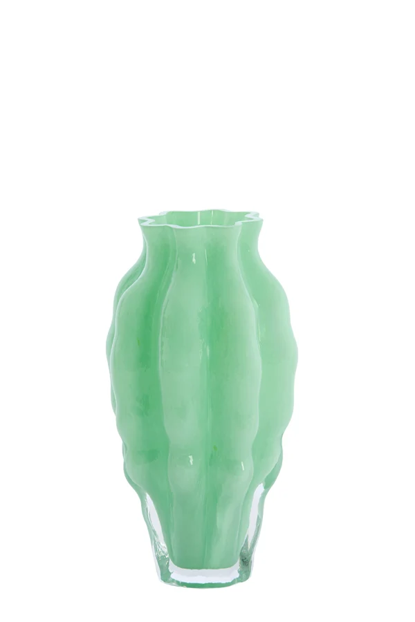 Vase 13x24 cm MODANZA glass green