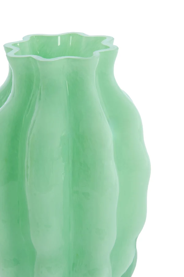 Vase 13x24 cm MODANZA glass green