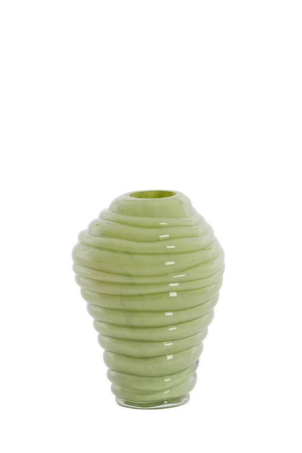 Vase 13x18 cm FENLOR glass light green