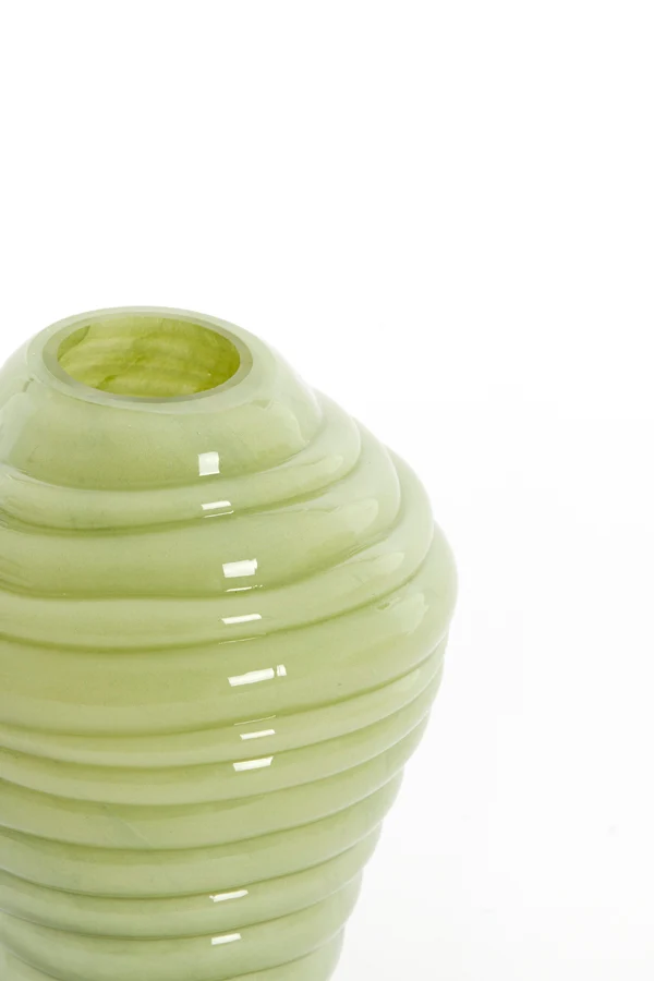 Vase 13x18 cm FENLOR glass light green