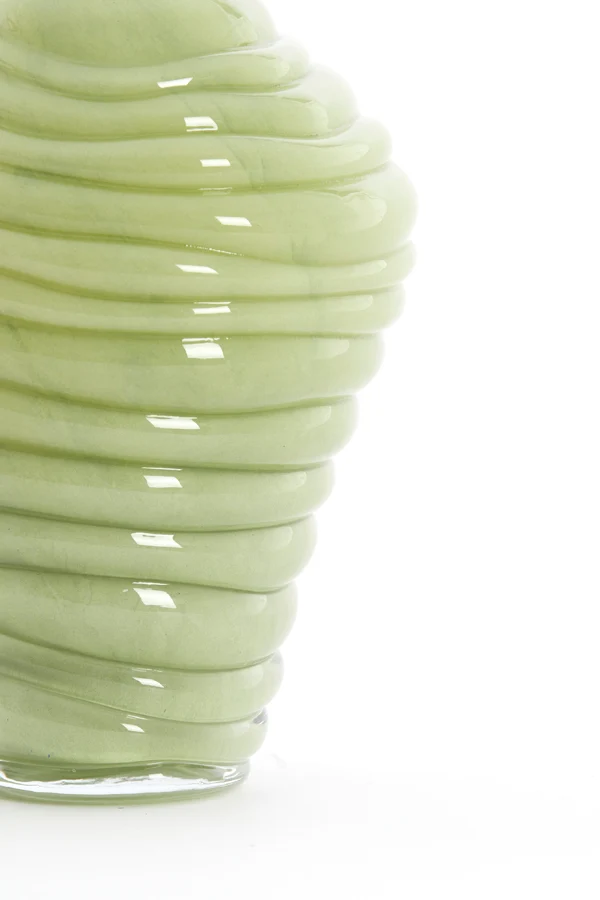Vase 13x18 cm FENLOR glass light green