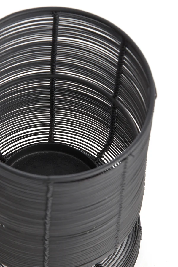 Tealight 15x25 cm DIOSO matt black
