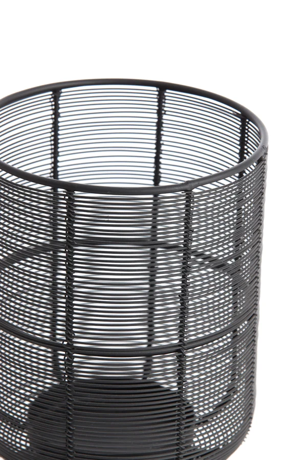 Tealight 15x25 cm DIOSO matt black