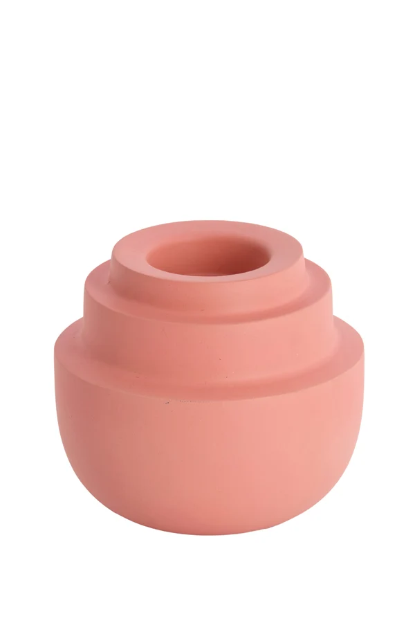 Tealight 15x14 cm SALUZZO matt light pink