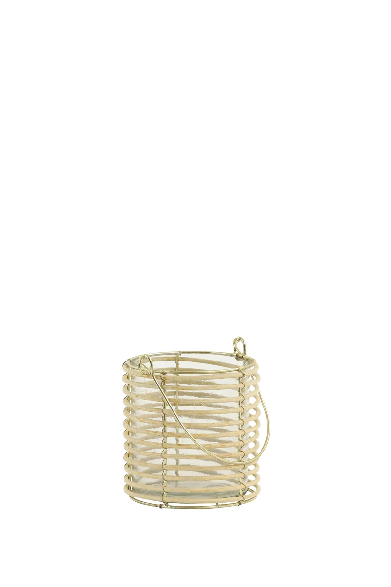Tealight 8x9 cm OSANA rattan natural