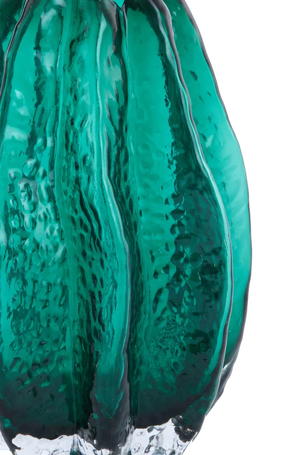 Vase 12x20 cm ZINA glass dark green