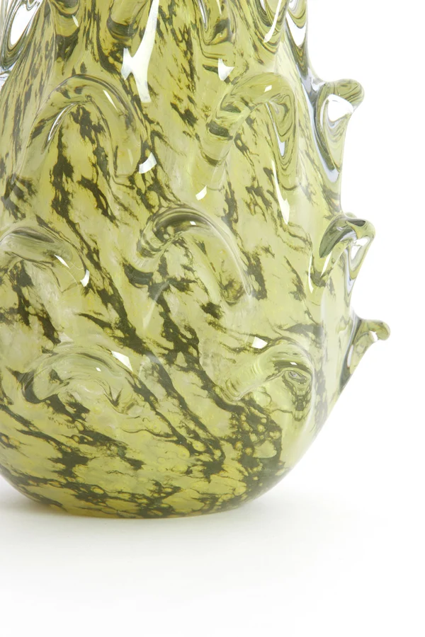 Vase 12x16 cm DESMIRA glass green-grey