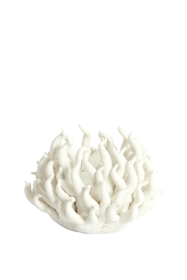 Tealight holder 11x8 cm EDESSA porcelain cream